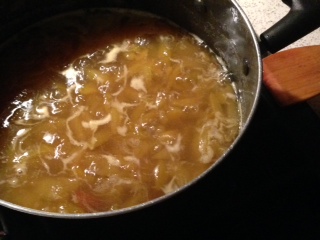 Simmering Plums